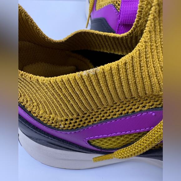 New In Box The North Face Hypnum Luxe Sneaker Arrowwood Yellow Purple Size 11 - Picture 4 of 10
